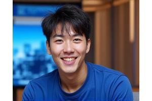 프로 선수 인터뷰 장면